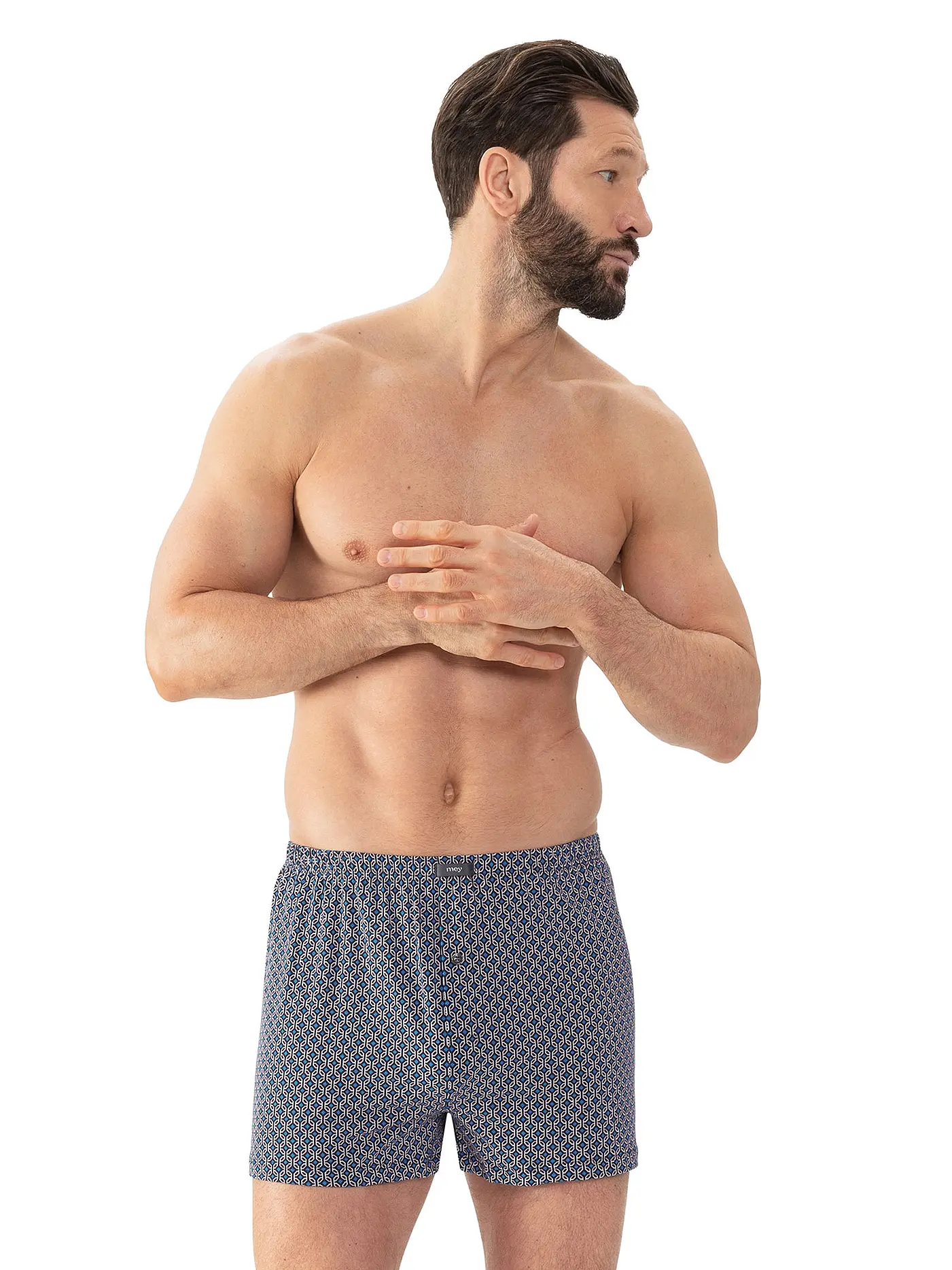 MEY | Boxershorts splash blue | 